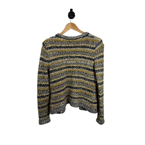 Banana Republic Chartreuse Wool Mohair Blend Sweater Jacket Multi Size S - Picture 10 of 10